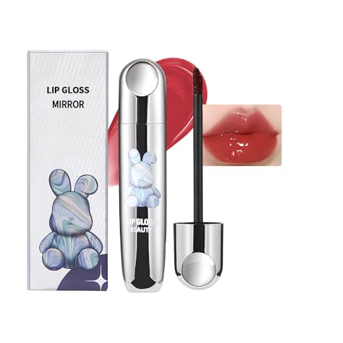 Rose Brick Red Hydrating Lip Gloss – Moisturizing Tint with High Shine