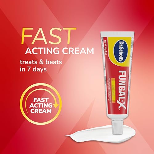 Dr. Scholl's Fungal-X Antifungal Cream for Athlete's Foot & Jock Itch - 1 oz