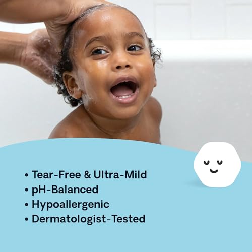 Hello Bello Shampoo & Body Wash - Gentle Hypoallergenic Formula for Babies and Kids - Vegan and Cruelty-Free - Fragrance Free - 10 fl oz