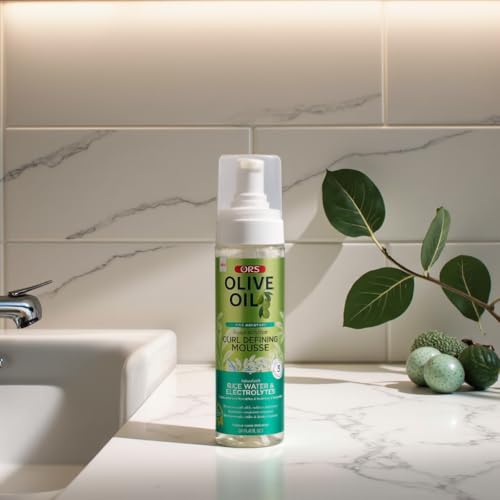 ORS Olive Oil Curl Mousse - Rice Water & Electrolytes 7oz