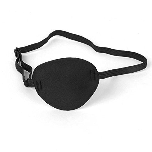 Black Adjustable Eye Patch for Lazy Eye & Amblyopia