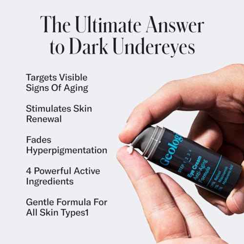 Geologie Complete Skincare Set for Men & Women | 1-Month Simple & Effective Daily Clear Skin Routine | Acne, Oily Skin, Dark Spots | Face Wash 2-Pack, Retinol Face Cream, SPF15 Moisturizer & Eye Cream