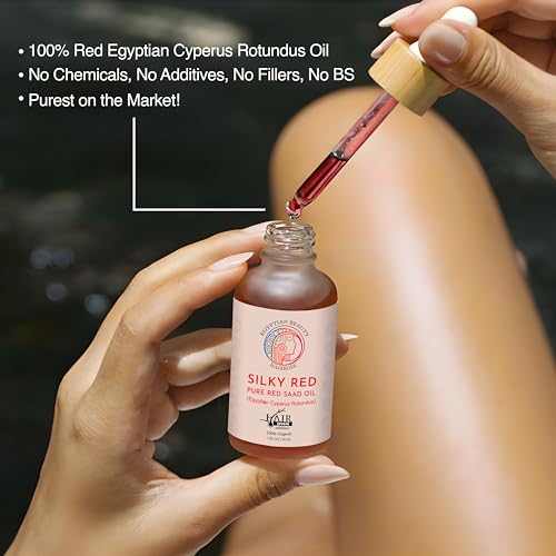 Red Saad Oil Hair Removal - 100% Pure Egyptian Cyperus Rotundus