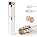 Pearl White Facial Hair Remover for Women Painless Electric Shaver Portable Bikini & Face Trimmer