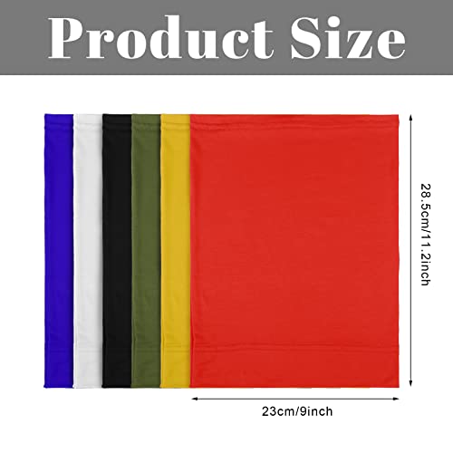 SATINIOR 6-Pack Dreadlock Caps Elastic Spandex Tube Wraps