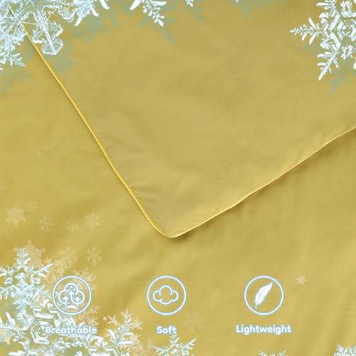 LaffyLo Twin Size Cooling Comforter 60x80 Dusty Mustard Lightweight Bed Blanket