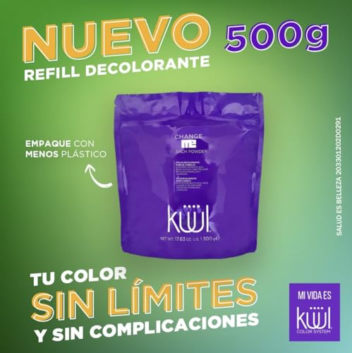 Kuul Bleach Powder 17.63 oz Change Me Bleach 500 g