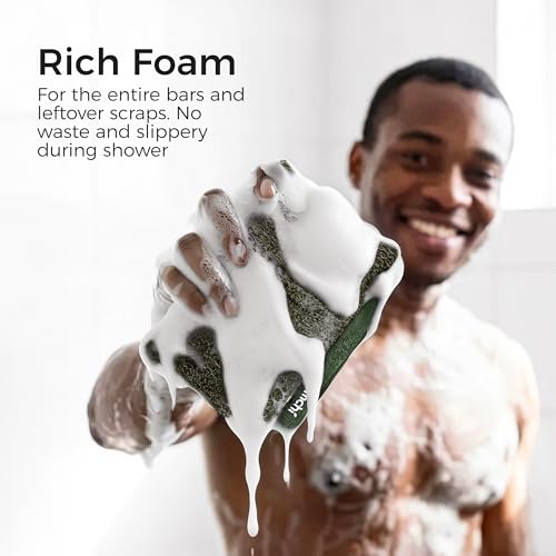 Exfoliating Soap Saver Bags 2-Pack, Gentle & Rough Pouches