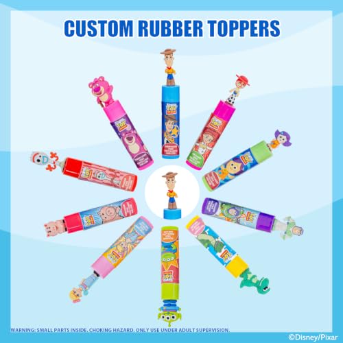 Toy Story Lip Balm Set - 10 Fruit-Flavored 3D Toppers