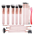 Real Perfection 16-Pc Makeup Brush Set with Eyebrow Razor