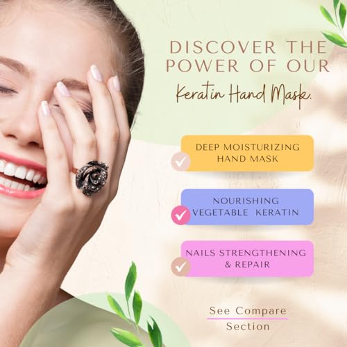 Bodipure Keratin Moisturizing Hand Mask (12 Pack) - Hand & Nail Care