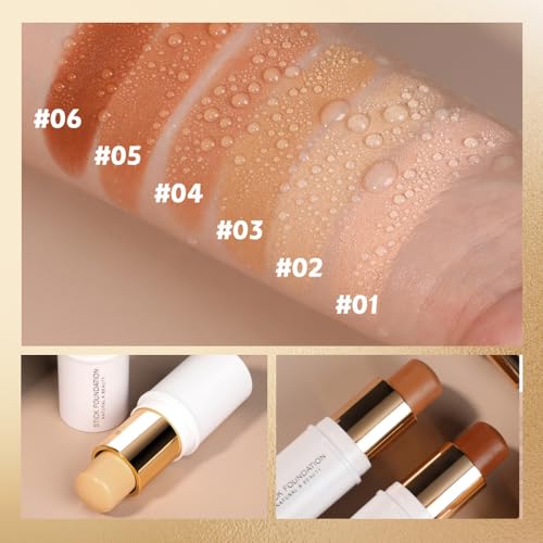 Foundation Stick Concealer – 3-in-1 Buildable Coverage, Hydrating & Long-Lasting