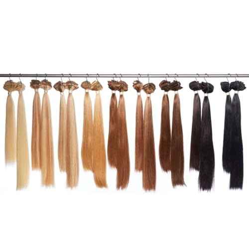 END OF YEAR COUPON SALE- EURONEXT Clip in hair extensions, 100% Remy human hair, 14 inches, Straight, Curly, Dark Brown