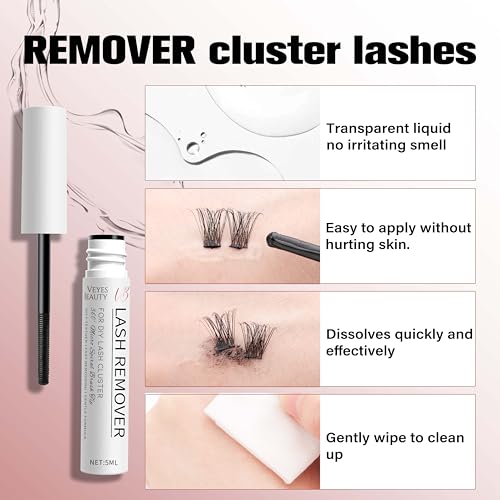 Cluster Lash Glue Remover 5ML - Safe DIY Eyelash Extension Remover