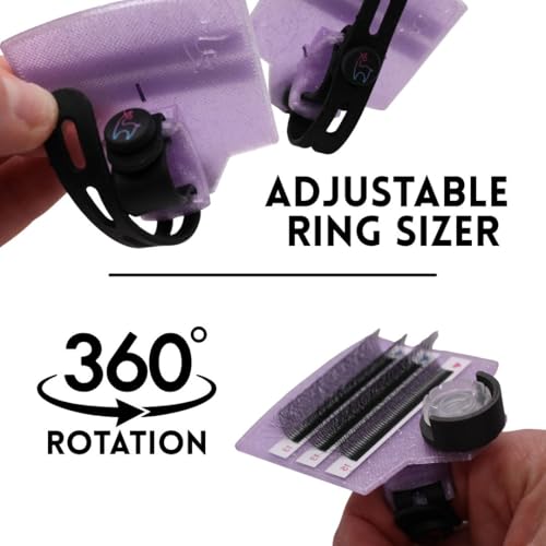 Adjustable Rotating Lash Tile Ring Palette by Llama Lashes - Purple