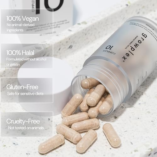 GROWPLEX Complex10 Hair Support Supplement – Biotin & Collagen, 30 Capsules