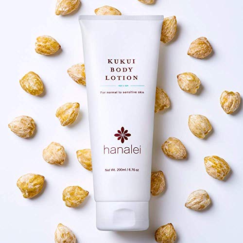 Hanalei Cruelty-Free and Paraben-Free Kukui Body Lotion – Dye-Free Moisturizer with Kukui Nut Oil, Shea Butter, and Jojoba Oil – for Nourished Hydrated Skin – Made in USA – Full Size (200 ml)