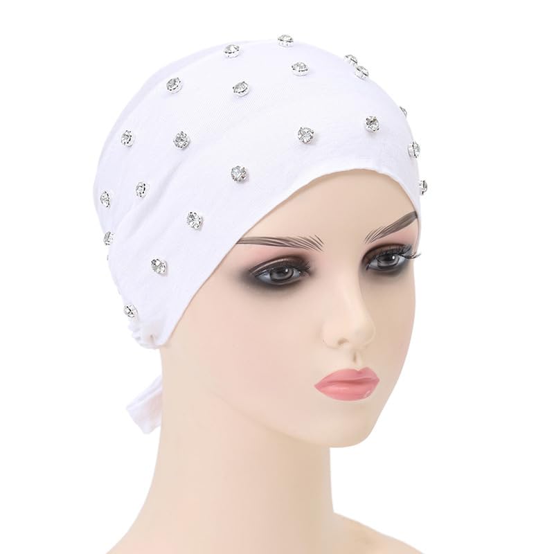 Hanfluenve Crystal Wide Headbands for Women Birthday Banquet Dancing Rhinestone Head Turban Fashion Hair Accessories for Hair Styling