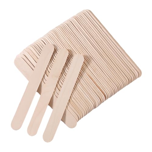 500pcs Wooden Craft Sticks 5.91 Inch Long Natural Wood Popsicle Ice Cream Sticks for DIY Wood Crafts, Jumbo Sticks£¬Hair Removal and Waxing Supplies,Home Art Projects