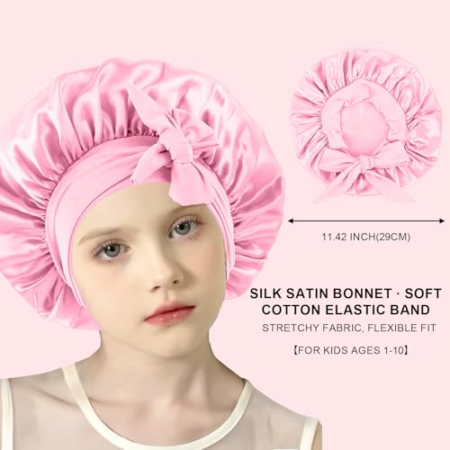 Satin Bonnet for Kids Hair Protection | Silk Sleep Cap