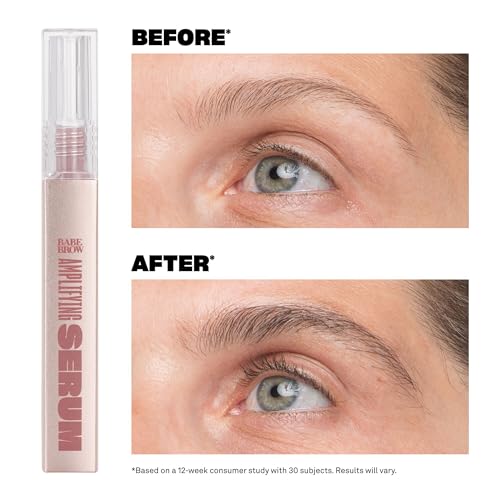 BABE ORIGINAL Eyebrow Serum 0.1 Fl Oz - Thicker, Fuller Brows with Castor Oil & Biotin