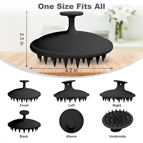 Meartchy Silicone Scalp Massager Brush for Hair Growth