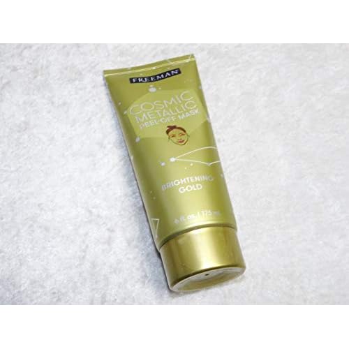 Cosmic Metallic Peel-Off Mask - Brightening Gold by Freeman for Women - 6 oz Mask