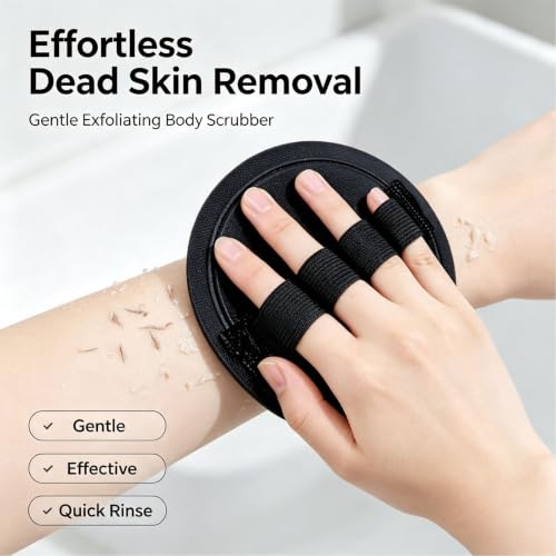 Exfoliating Glove with Anti-Slip Design for Shower