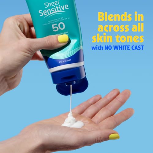 Banana Boat Sheer Sensitive SPF 50 Sunscreen Lotion, 6oz