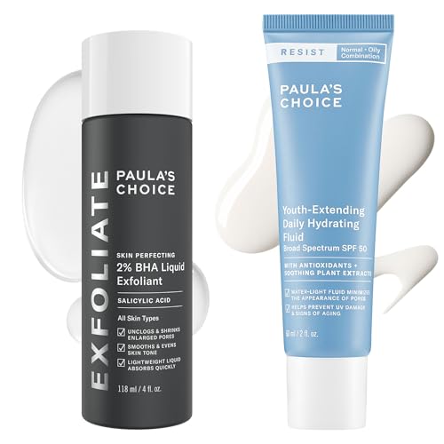 Paula's Choice BHA Exfoliant & SPF 50 Moisturizer for Clear, Balanced Skin