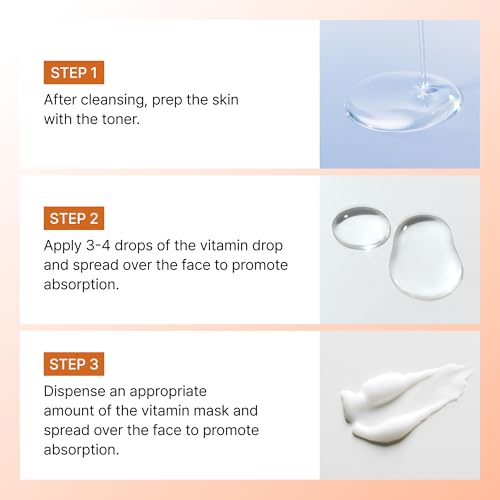 [DearKlairs] Freshly Juiced Vitamin C Drop + E Mask MINI Set, A Potent Skin Rejuvenator, Niacinamide, Antioxidant Serum