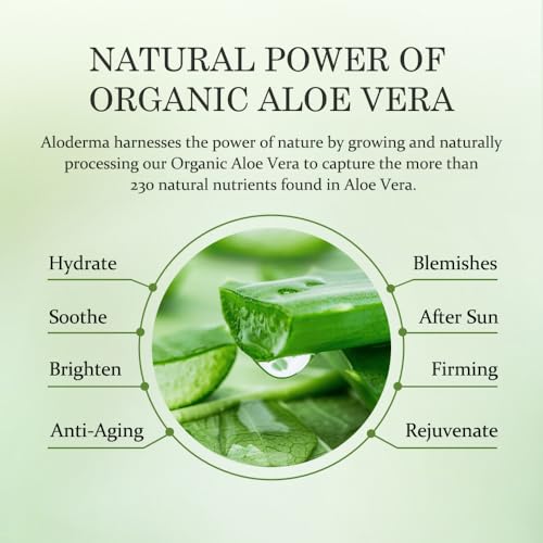 Aloderma Aloe Face Cream Set, 2 pieces - Hydrating Cream, Soothing Cream