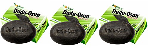 Dudu Osun Organic African Black Soap 150g - Natural Face & Body Wash for Acne, Eczema, Scar & Dandruff Relief