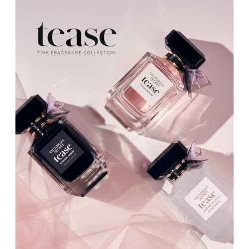 Victoria's Secret Tease Candy Noir Eau de Parfum Rollerball, Notes of Raspberry Glaze, Night-Blooming Iris & Warm Tonka, Travel Size Mini Perfumes for Women (0.23 oz)