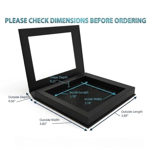 Z Palette Small Magnetic Makeup Palette with Clear Window for Eyeshadows & Blushes