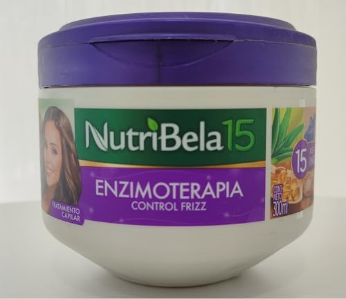 Nutribela Enzymotherapy Hair Treatment - Frizz Control & Heat Protector, 10.01oz
