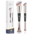 KINGMAS Dual-Ended Foundation & Concealer Brush Set (2-Piece)