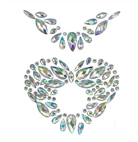 Topz Self-Adhesive Rhinestone Body Stickers Temporary Tattoo