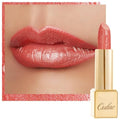 Oulac Coral Pink Metallic Lipstick - 3D Shine & Hydrating