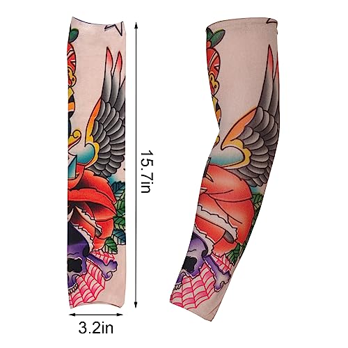 HOVEOX Temporary Tattoo Arm Sleeves - 20 Piece Set