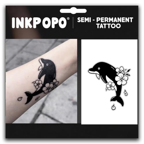 Semi-Permanent Tattoos for Adults, 7-15 Days Waterproof