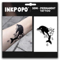 Semi-Permanent Tattoos for Adults, 7-15 Days Waterproof