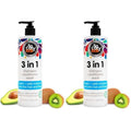 SO COZY 3 in 1 Kids Shampoo + Conditioner + Body Wash (16 Fl Oz) Gentle,Hydrating Hair & Body Cleanser with Keratin,Vitamin B5,& Kiwi Extract,Paraben-& Sulfate-Free,(Pack of 2)