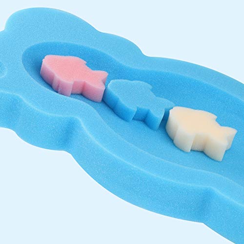 Baby Bath Sponge Cushion Mat - Soft PU Foam Support Pad