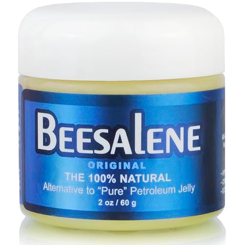 Beesalene Original Unpetroleum - 100% Natural & Hypoallergenic Alternative to Petroleum Jelly - Lips, Hands, Baby, Makeup Remover and More (2 Ounce)