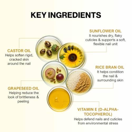 Bee Naturals Nail & Cuticle Oil 0.5 oz - Deep Moisture for Dry Cuticles