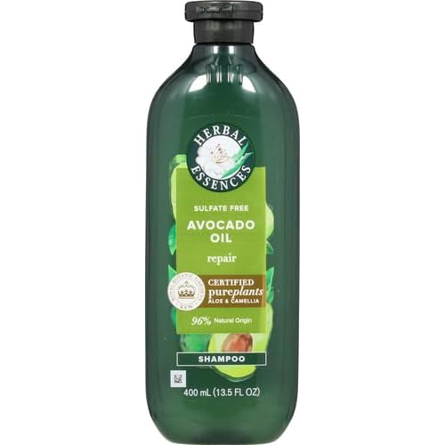Herbal Essences Avocado & Argan Oil Sulfate Free Shampoo, 13.5 fl oz (Pack of 2)