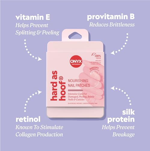 Onyx Professional Hard as Hoof Nail Repair Patches - 20 Count