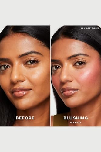 Saie Dew Liquid Blush Stick - Hydrating Cream Blush, Natural Flush