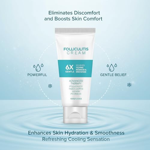 VitaCresta Folliculitis Cream 3.53oz - Cooling Herbal Relief